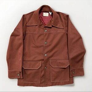 Levi's Panatela Men's Vintage Brown And Red Leisure Jacket - Size Medium